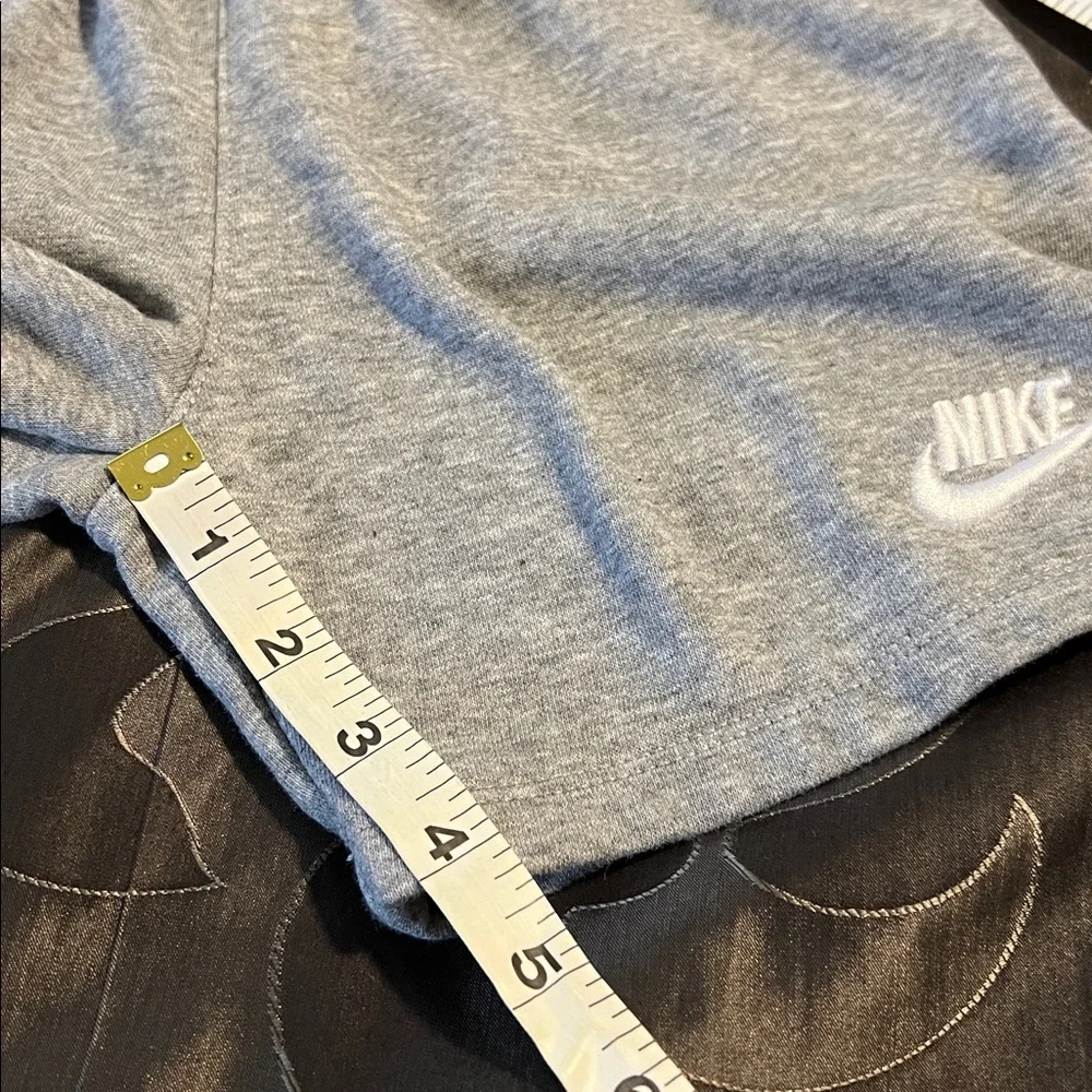 Nike Heather Gray Sports Cotton Blend Shorts Kids Toddler Small 4-5 Years